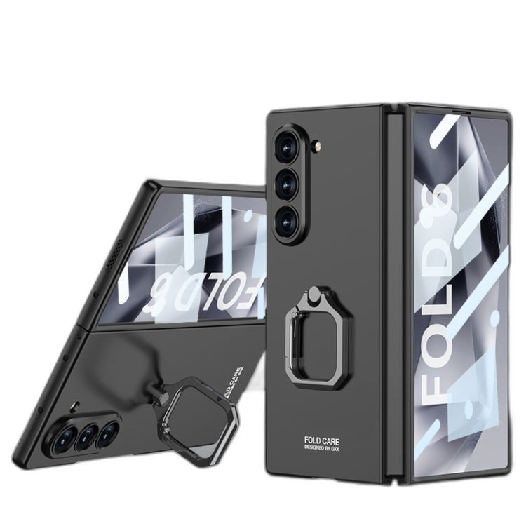 Galaxy Z Fold 7 Ultra Slim Case with Screen Protector & Ring Kickstand