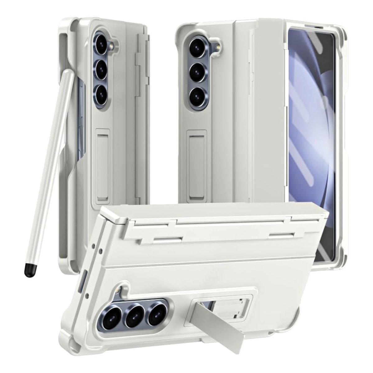 Folding Case with Pen and Hinge Guard