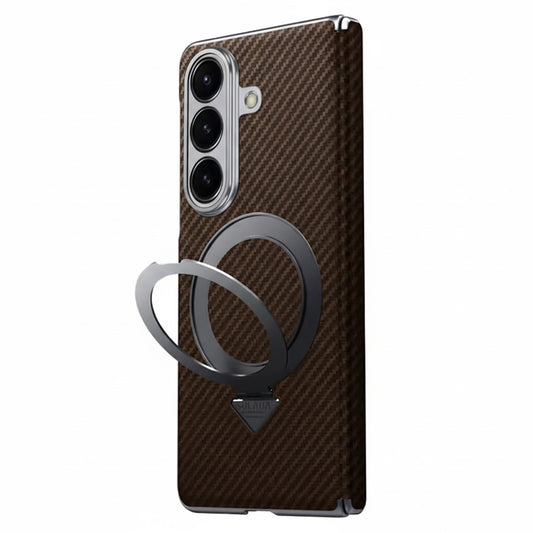Kevlar Texture Magnetic Stand Case with Holder