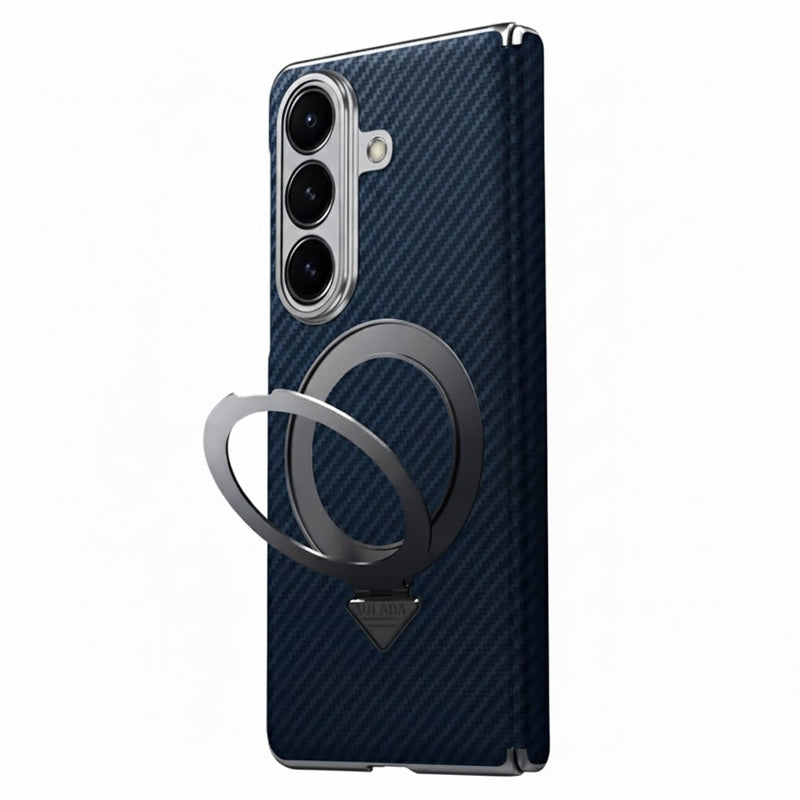 Kevlar Texture Magnetic Stand Case with Holder