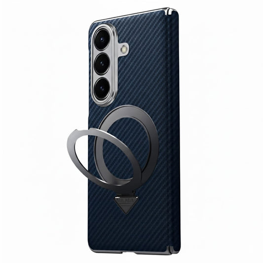 Kevlar Texture Magnetic Stand Case with Holder