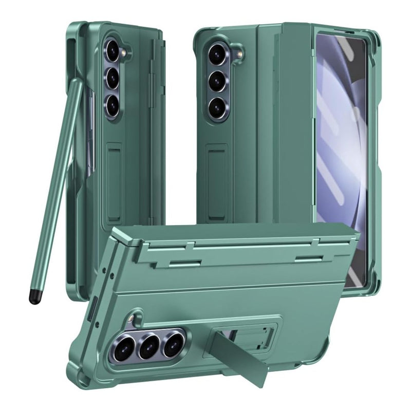 Folding Case with Pen and Hinge Guard