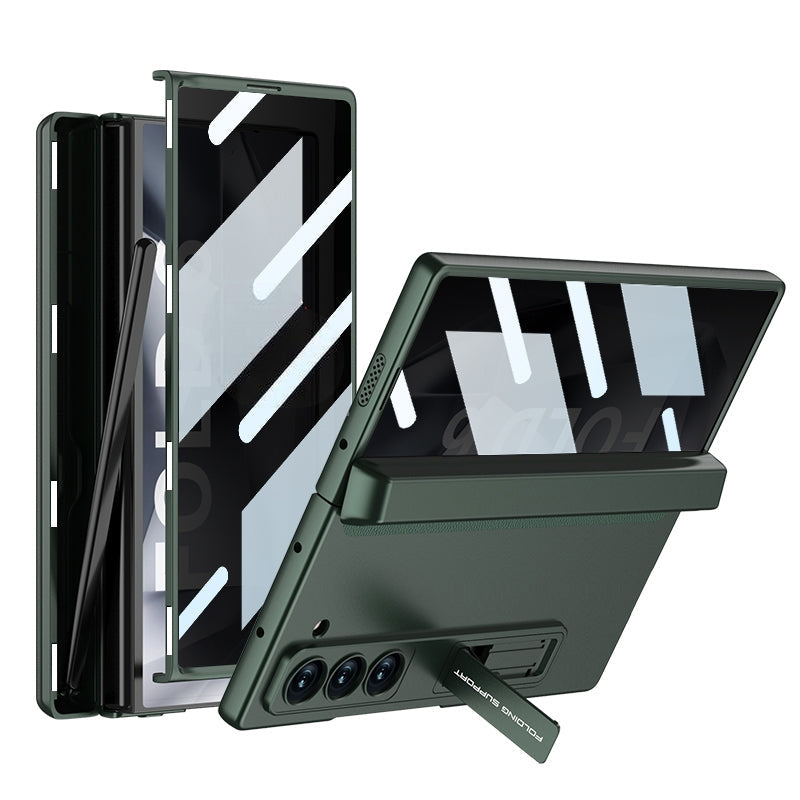 Anti-Peep Magnetic Full Coverage Case with Pen Holder