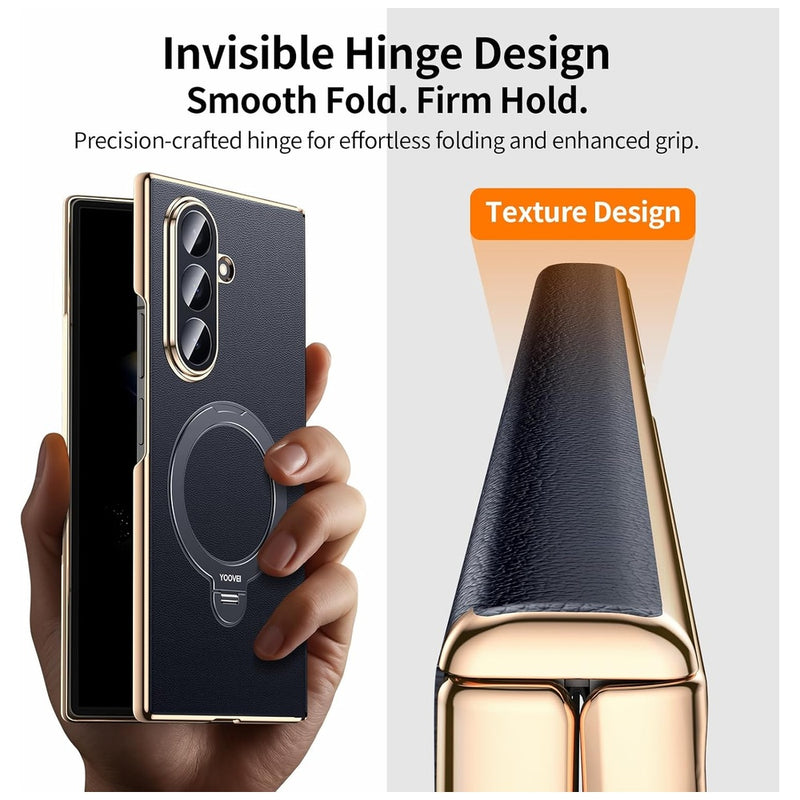 Luxury Fold Case with Screen Protector & Ring