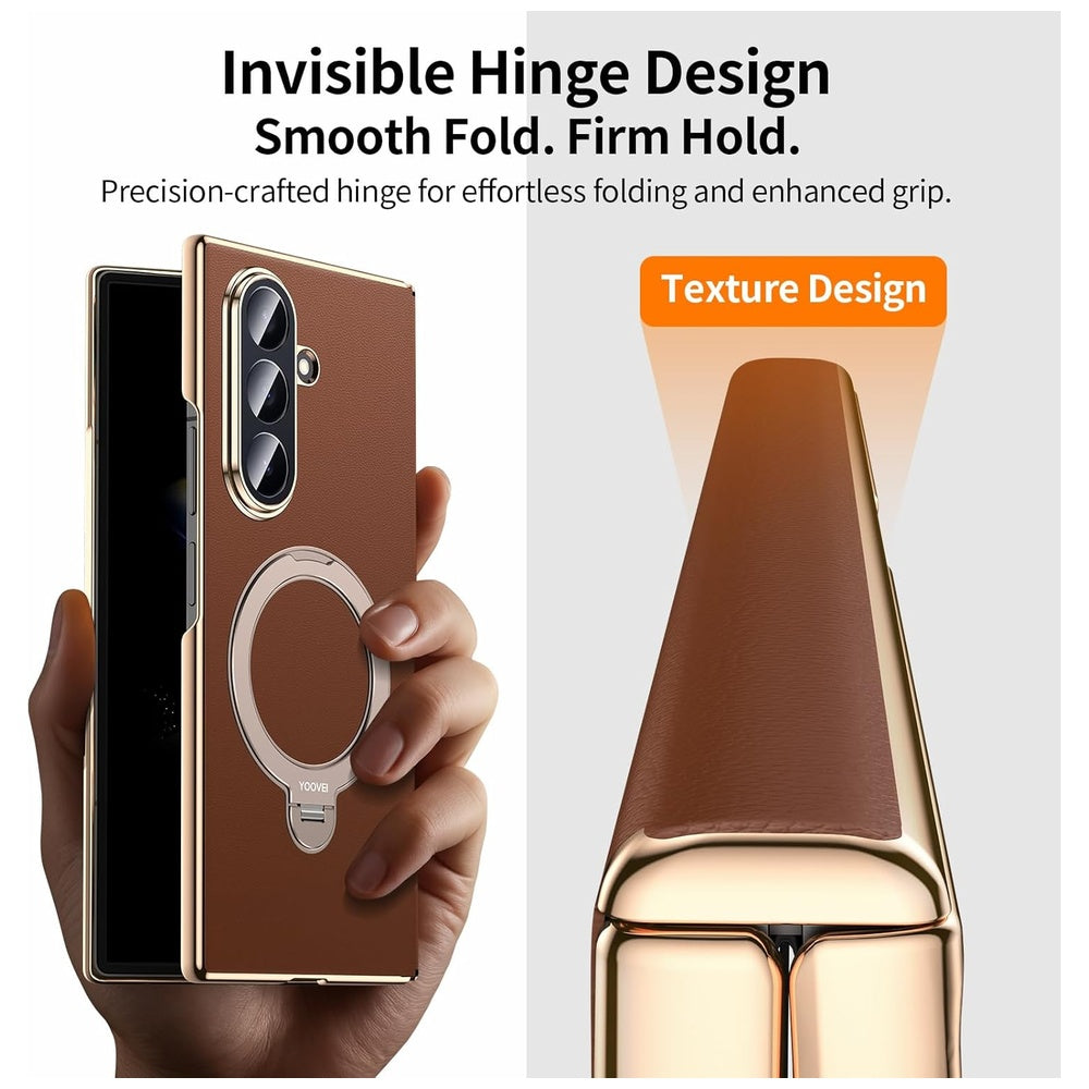 Luxury Fold Case with Screen Protector & Ring