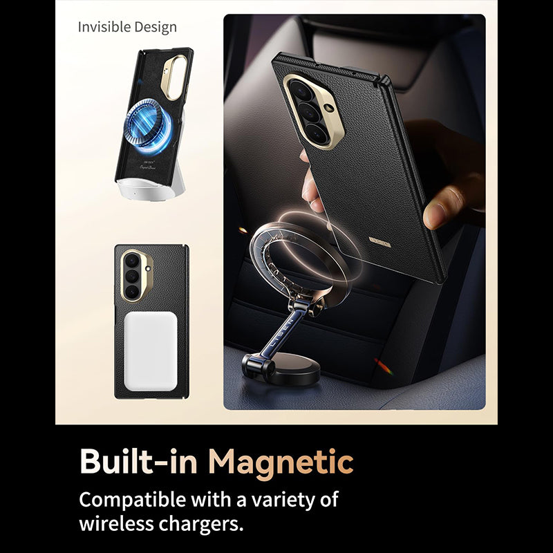 Premium Leather One Piece Case with Camera Frame