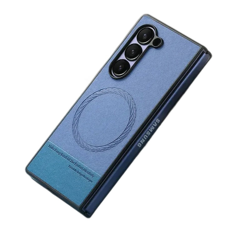 Magnetic Leather Case with Wireless Charging