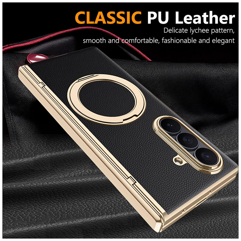 Rotatable Metal Magnetic Bracket Glass Case