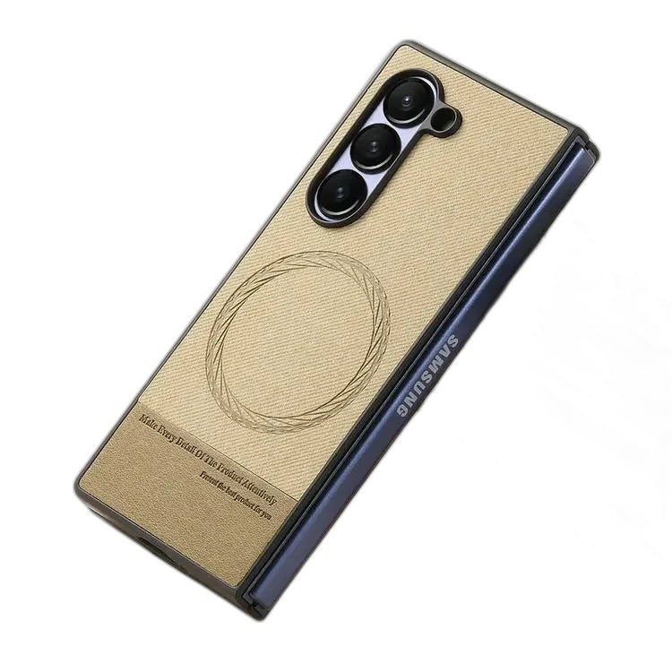 Magnetic Leather Case with Wireless Charging