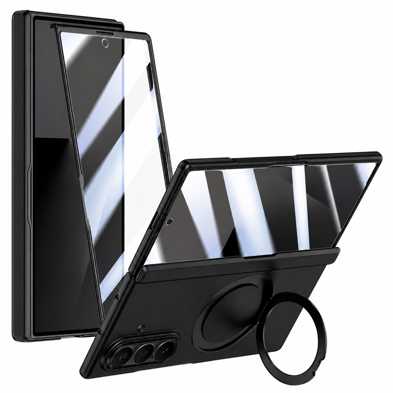 Magnetic Ring Stand Shockproof Case