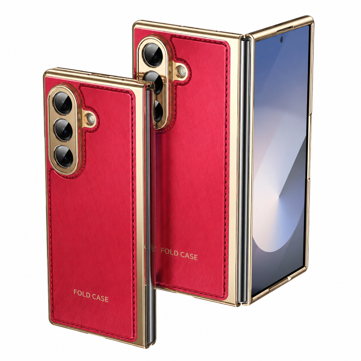 Slim Leather Case with Screen Protector