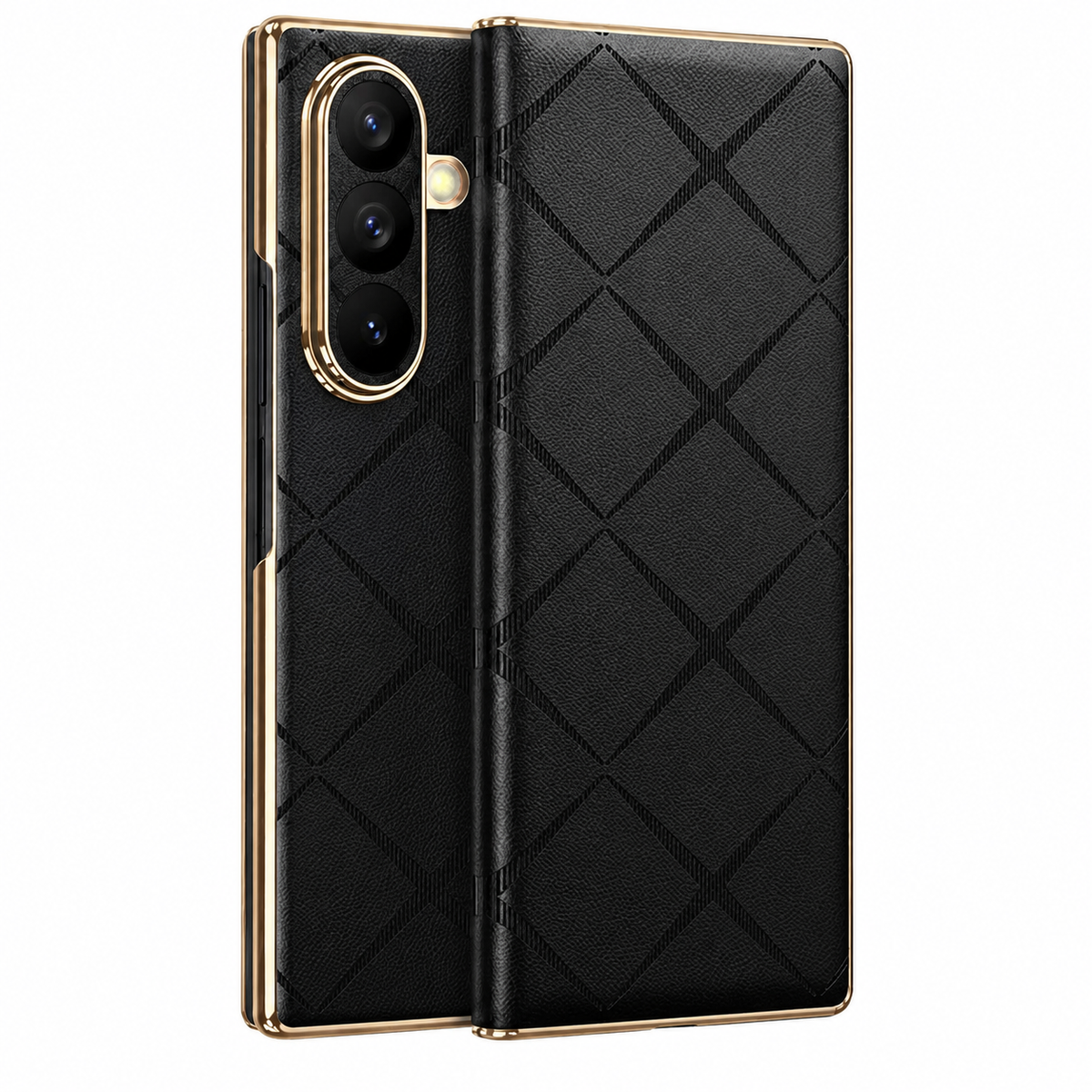 Galaxy Z Fold 7 Magnetic Leather Flip Case