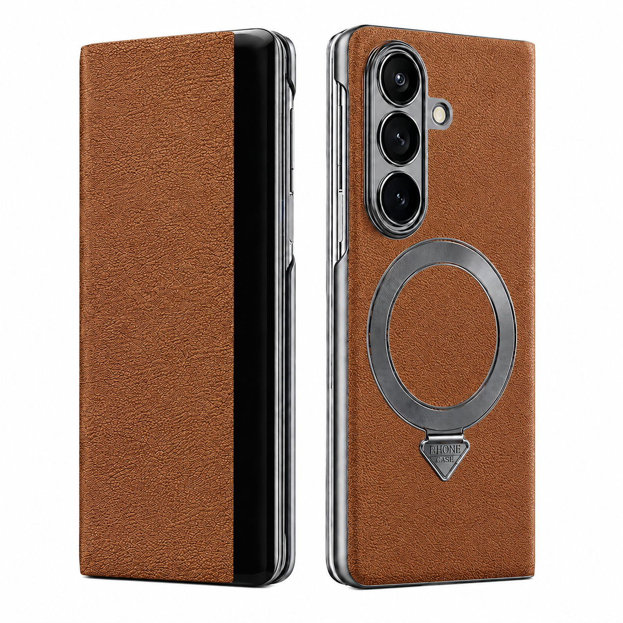MagSafe Leather Smart View Case with Holder
