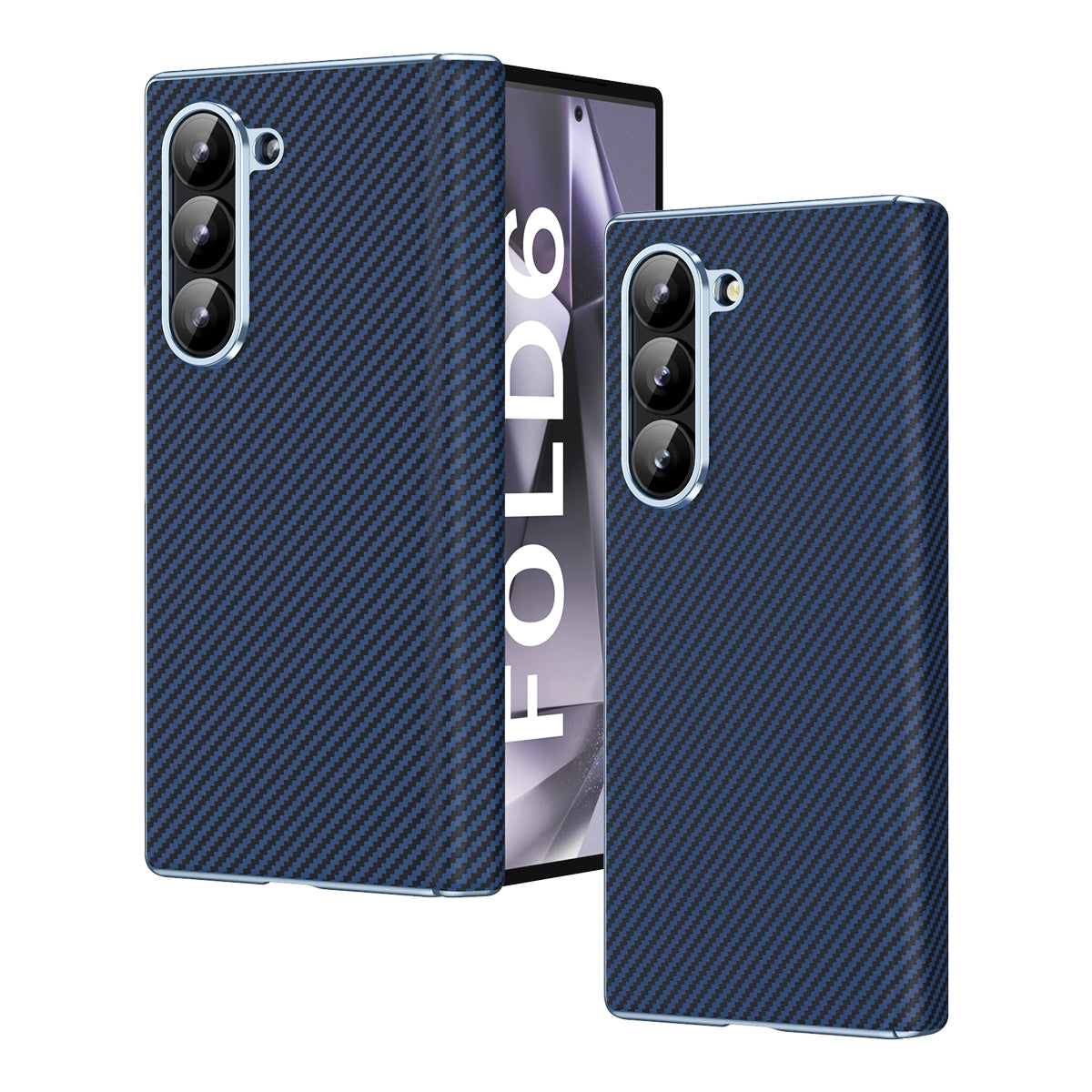 Electroplated Carbon Fiber Folding Case with Hinge