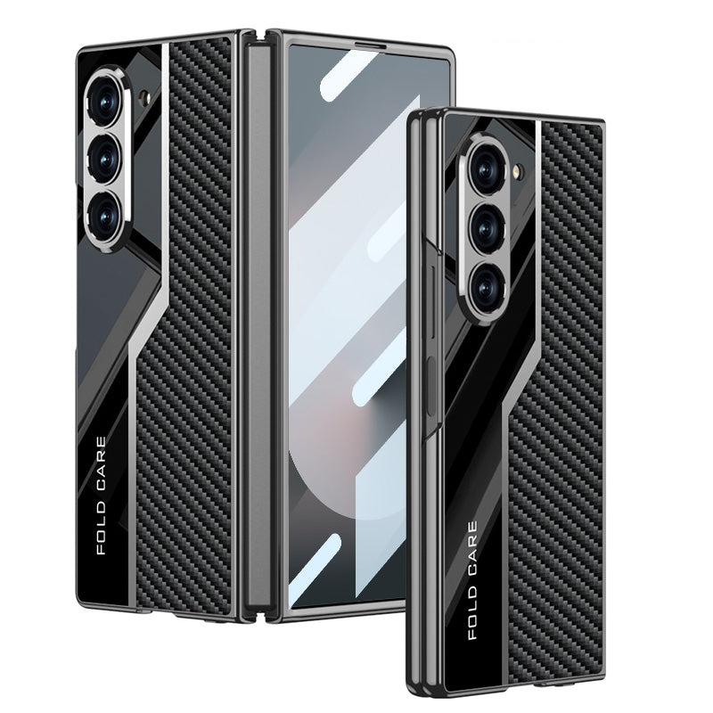 Plating Leather Full Coverage Case