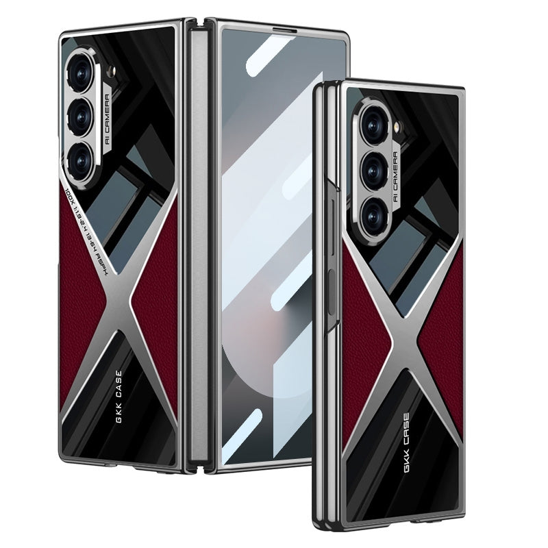 Leather Electroplating Supersonic Shockproof Case