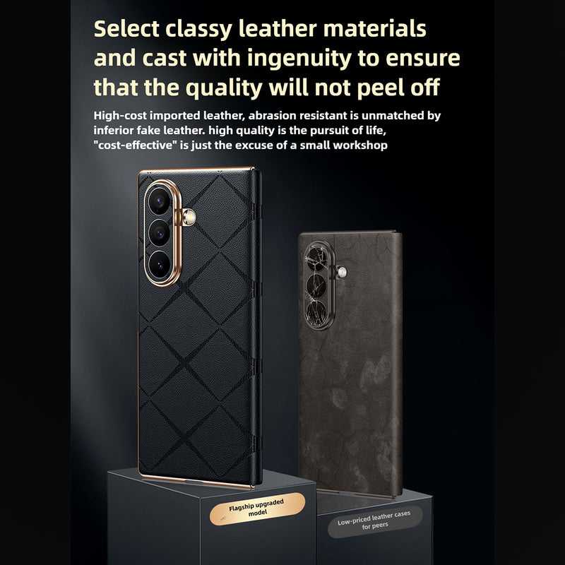 Luxury Leather Magnetic Flip Case