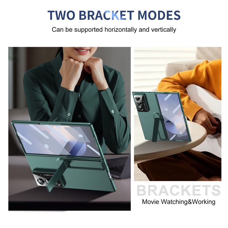 Luxury Ultra Thin Bracket Stand Glass Cover