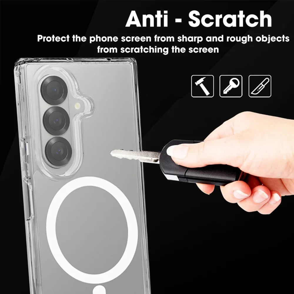 Magnetic Clear Shockproof Case