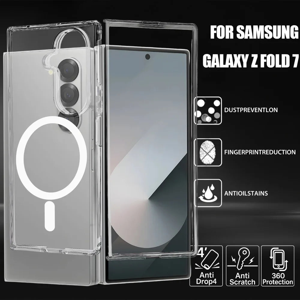 Magnetic Clear Shockproof Case