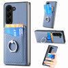 Carbon Fiber Wallet Case with Ring Holder