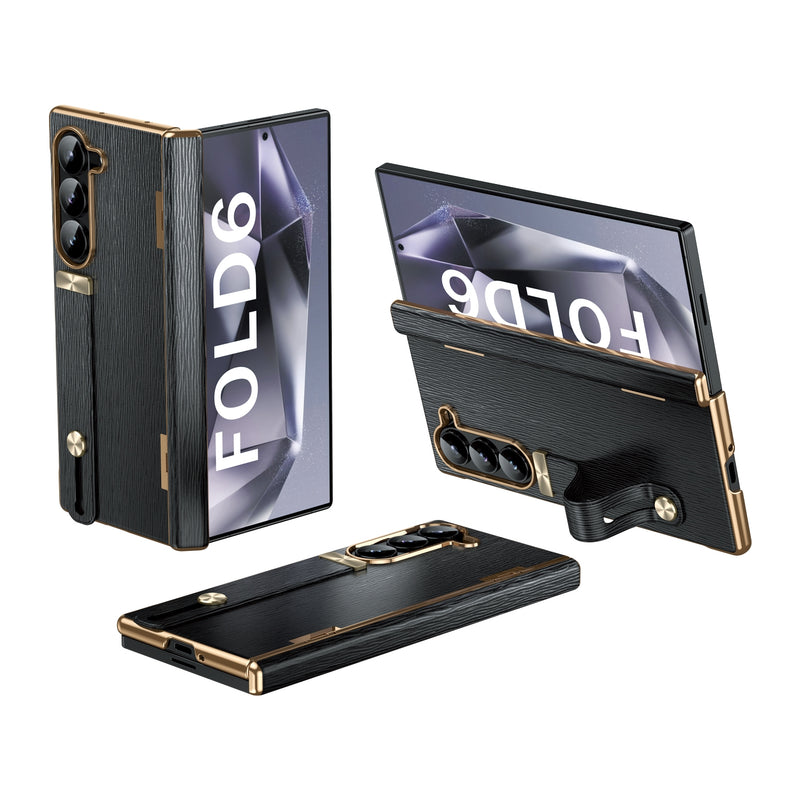 Retractable Wrist Strap Case with Invisible Stand