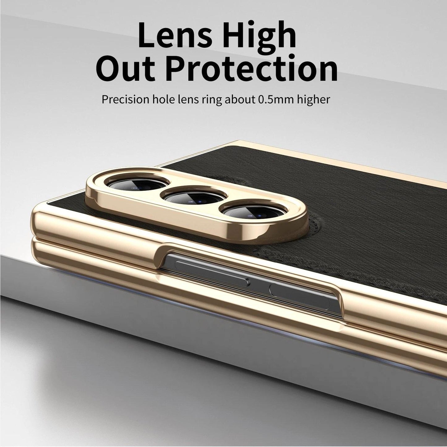 Slim Leather Case with Screen Protector