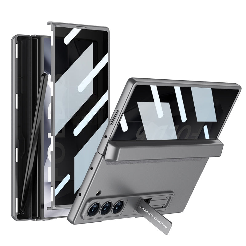 Anti-Peep Magnetic Full Coverage Case with Pen Holder