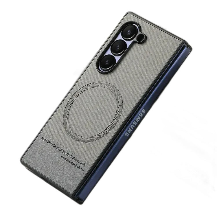 Magnetic Leather Case with Wireless Charging