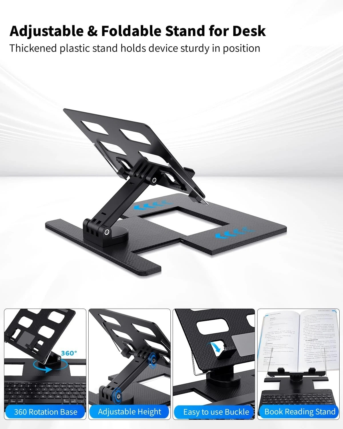 Wireless Keyboard & Stand Combo 4-in-1