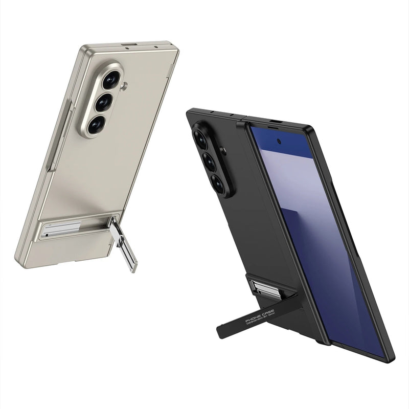 Magnetic Hinge Armor Stand Case
