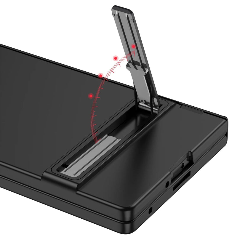 Magnetic Hinge Armor Stand Case