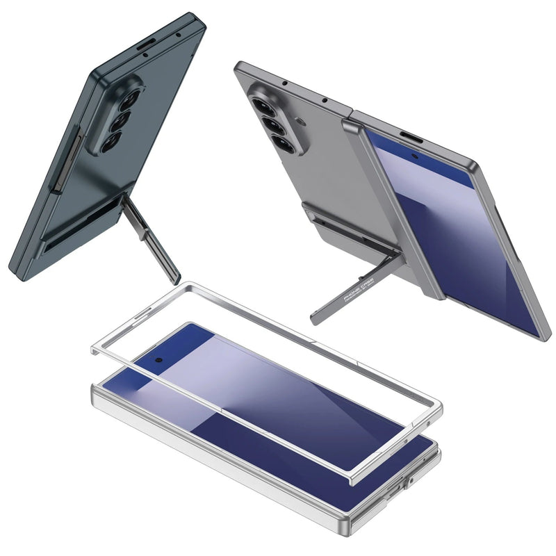 Magnetic Hinge Armor Stand Case