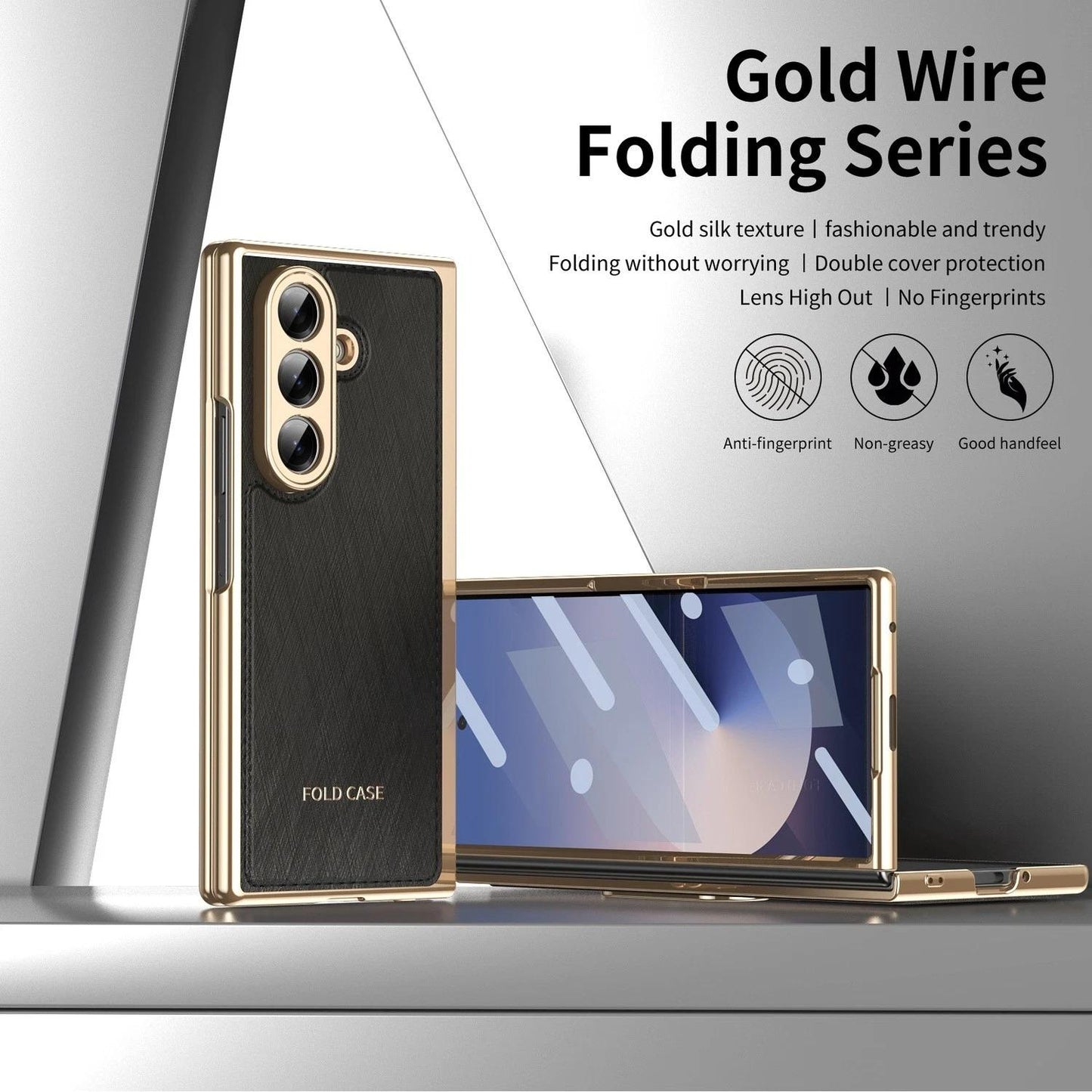 Slim Leather Case with Screen Protector