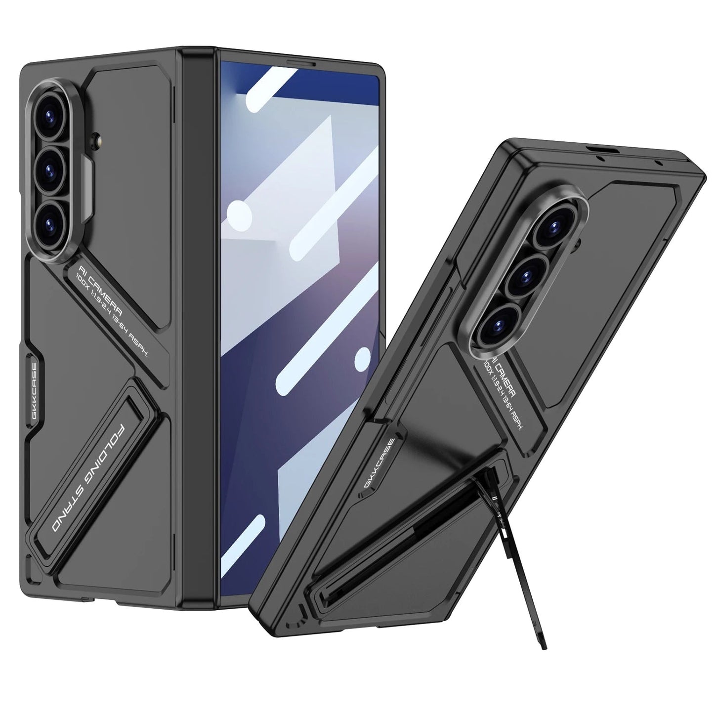 Magnetic Hinge 360 Armor Stand Slim Cover Case
