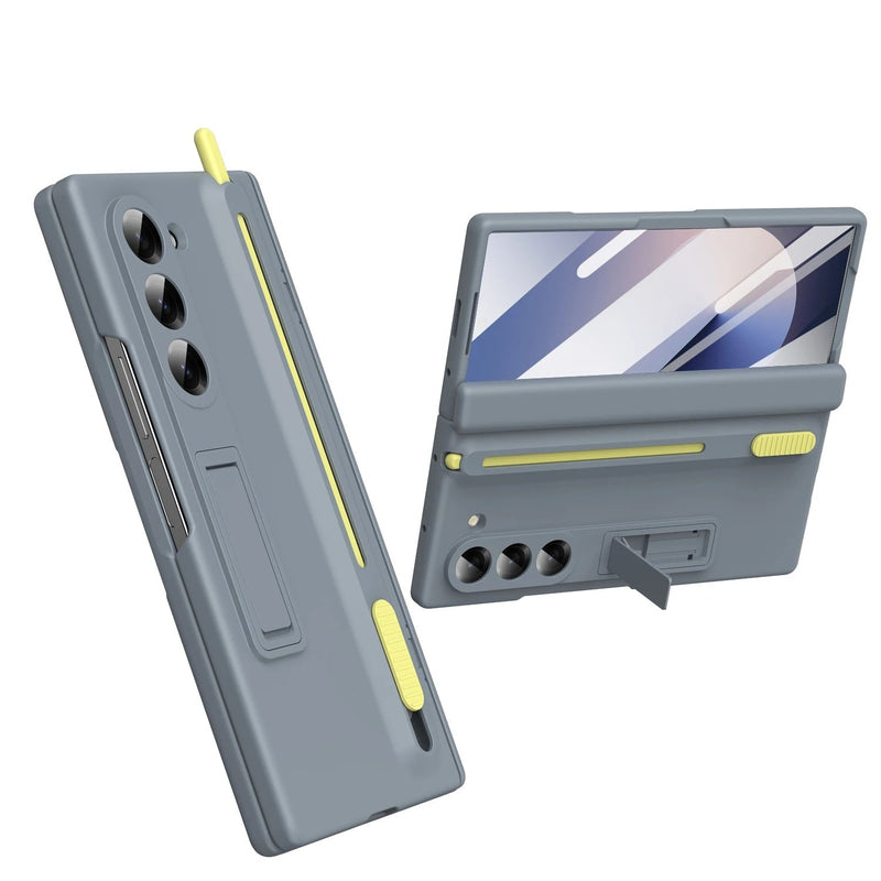 Magnetic Case Hinge Protection Glass Film Pen Slot