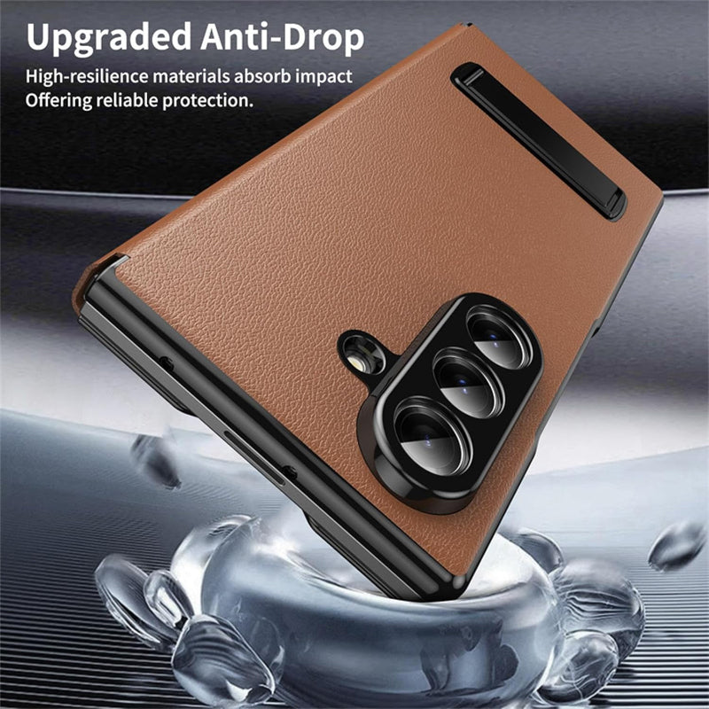 Magnetic Flip Leather Case with Stand Protection