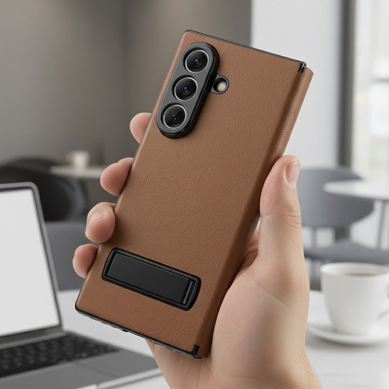 Magnetic Flip Leather Case with Stand Protection