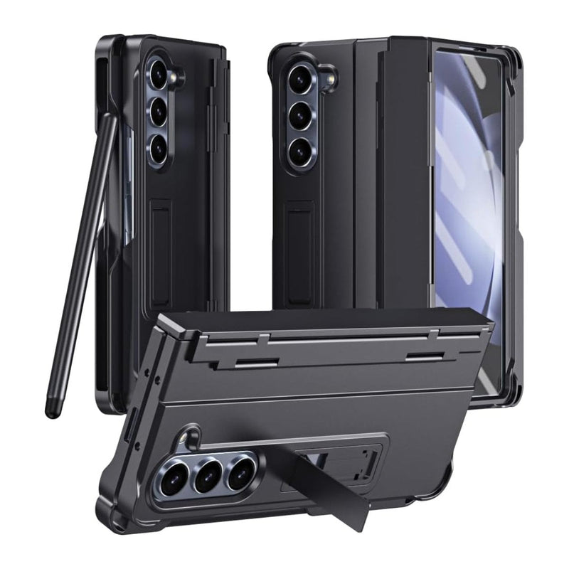 Folding Case with Pen and Hinge Guard