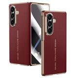 Genuine Leather Integrated Shell Case with Film