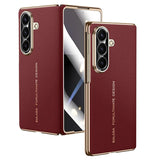 Genuine Leather Integrated Shell Case with Film