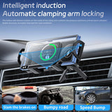 Dual Coil Wireless Charger Car Mount Stand
