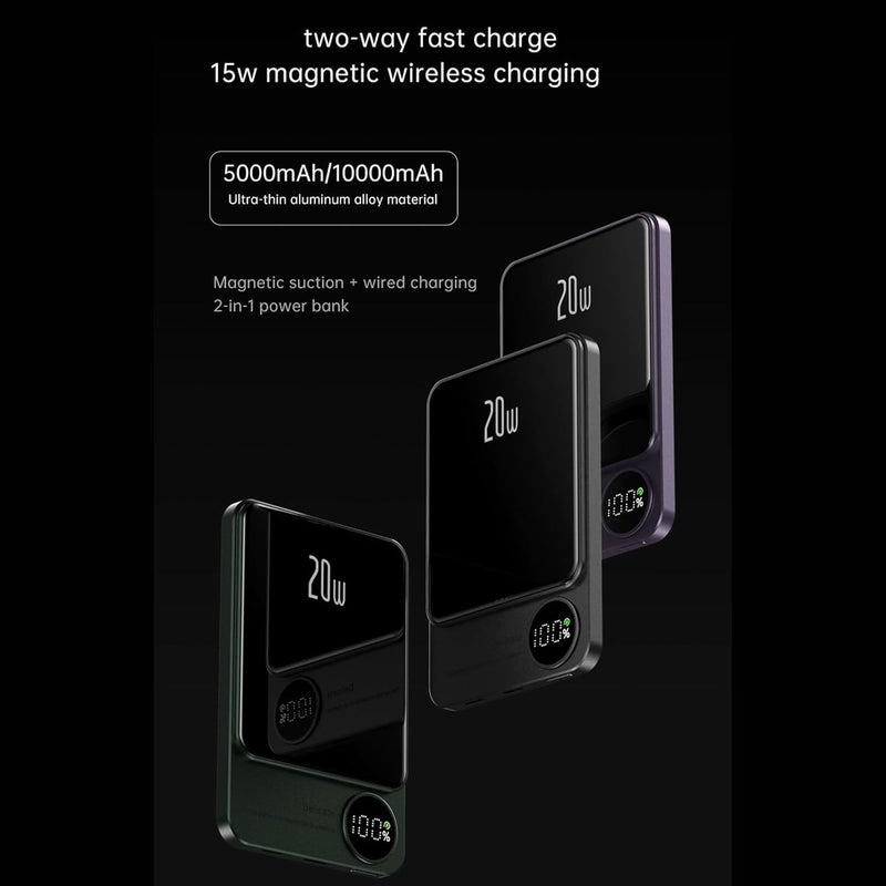 Magnetic Wireless Fast Power Bank