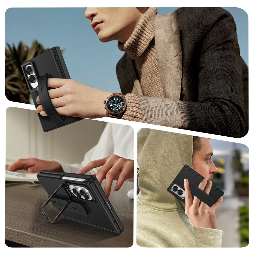 Galaxy Z Fold 8 Full-Body Case with Wristband Stand & Hinge Protection