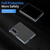 Electroplated Carbon Fiber Folding Case with Hinge