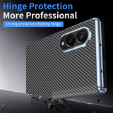 Electroplated Carbon Fiber Folding Case with Hinge