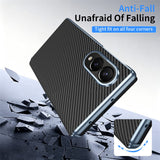 Electroplated Carbon Fiber Folding Case with Hinge