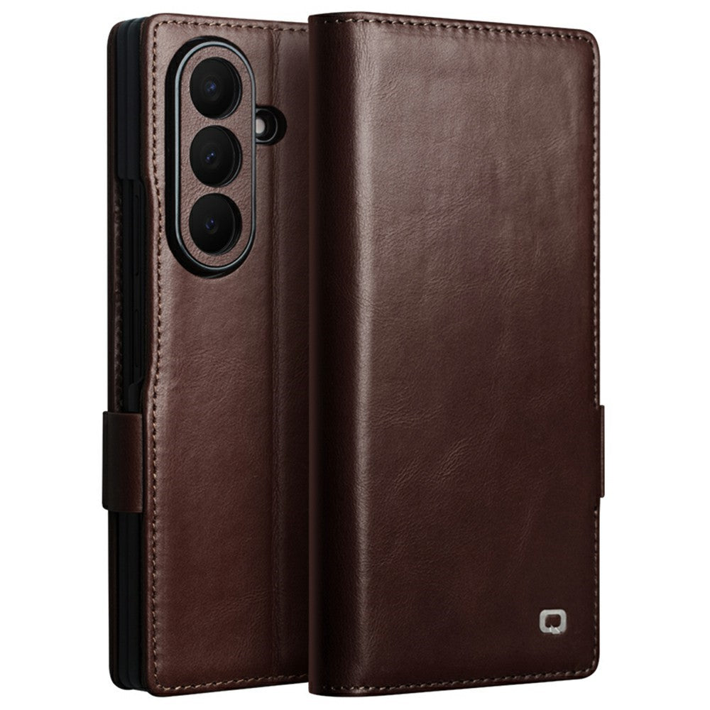 Galaxy Z Fold 8 Ultra Leather Sleeve Case with Landscape Stand