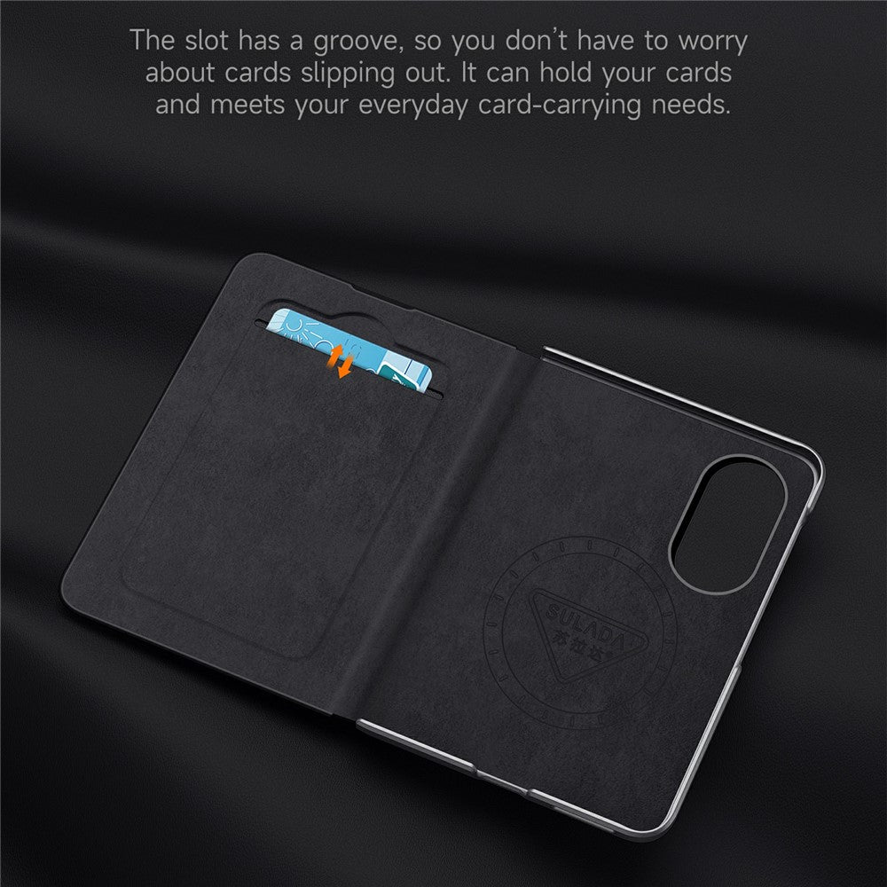 MagSafe Leather Smart View Case with Holder
