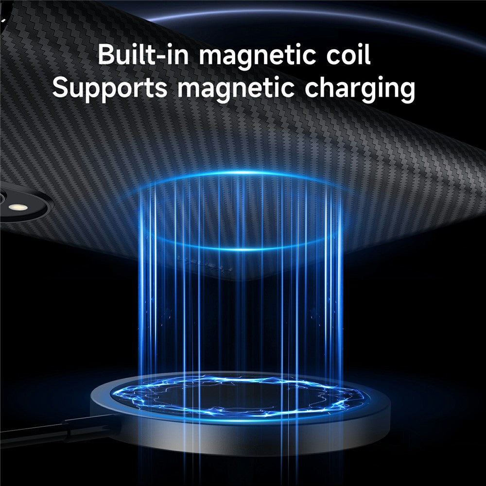 Galaxy Z Fold 8 Magnetic Carbon Fiber Leather Case